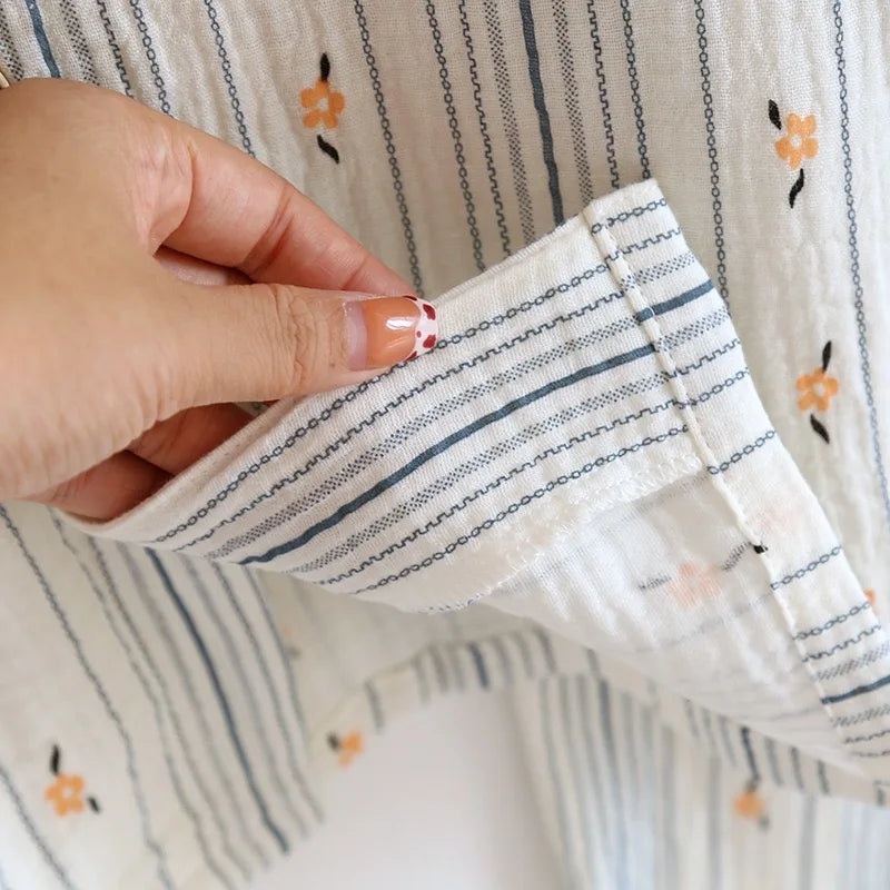 Ladies 100% Cotton Gauze Pajama Loungewear