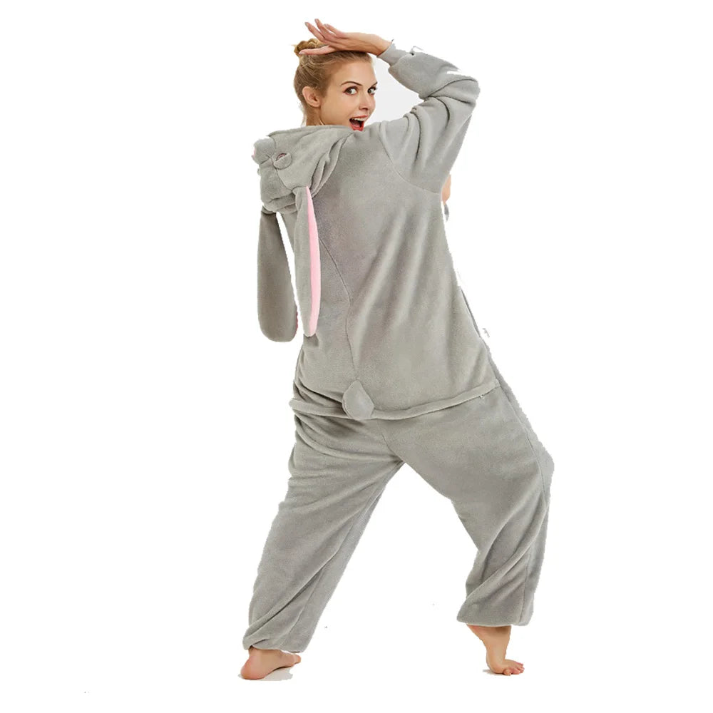 One Piece Hooded Bunny Animal Onesie