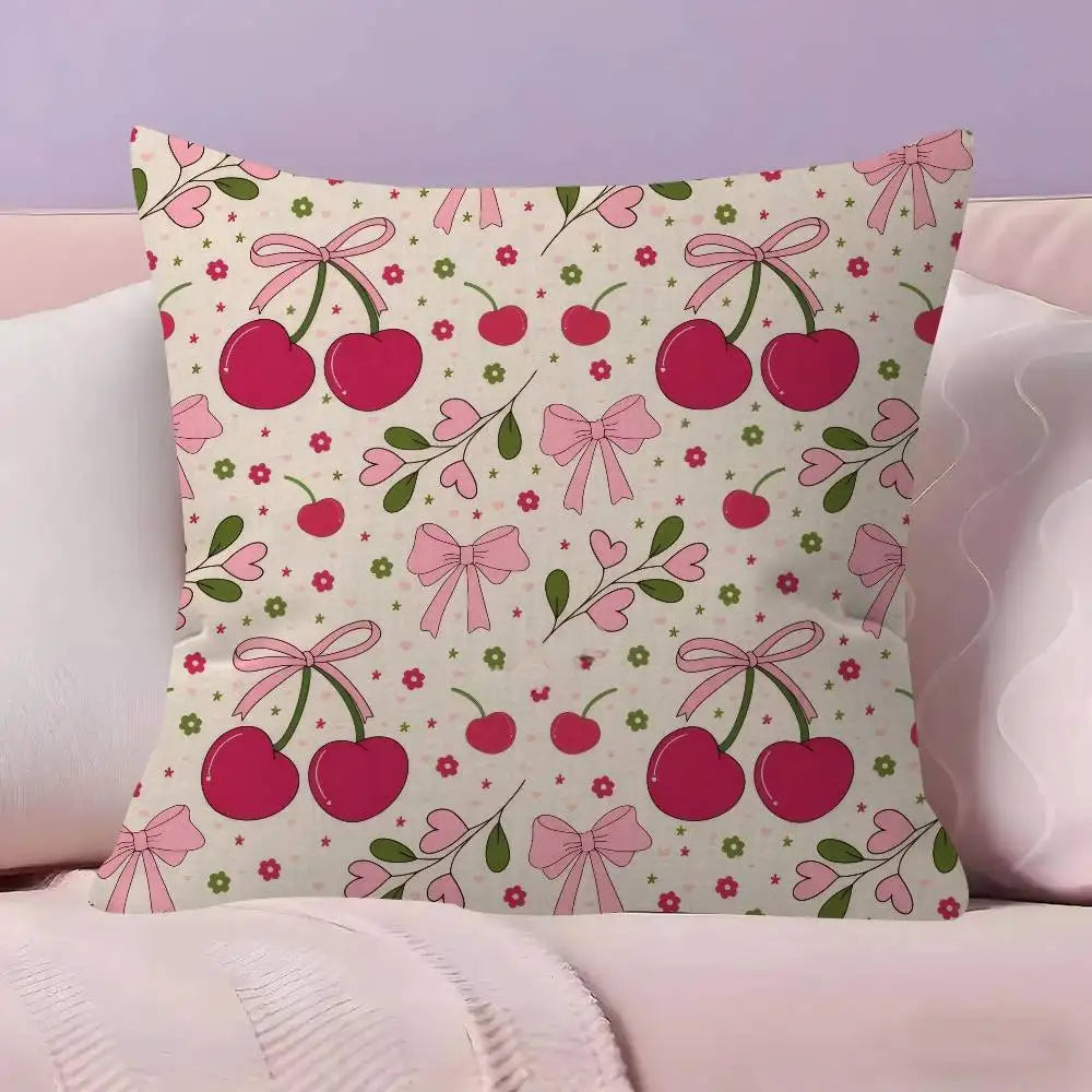 Pink Decoration Pillow Cover