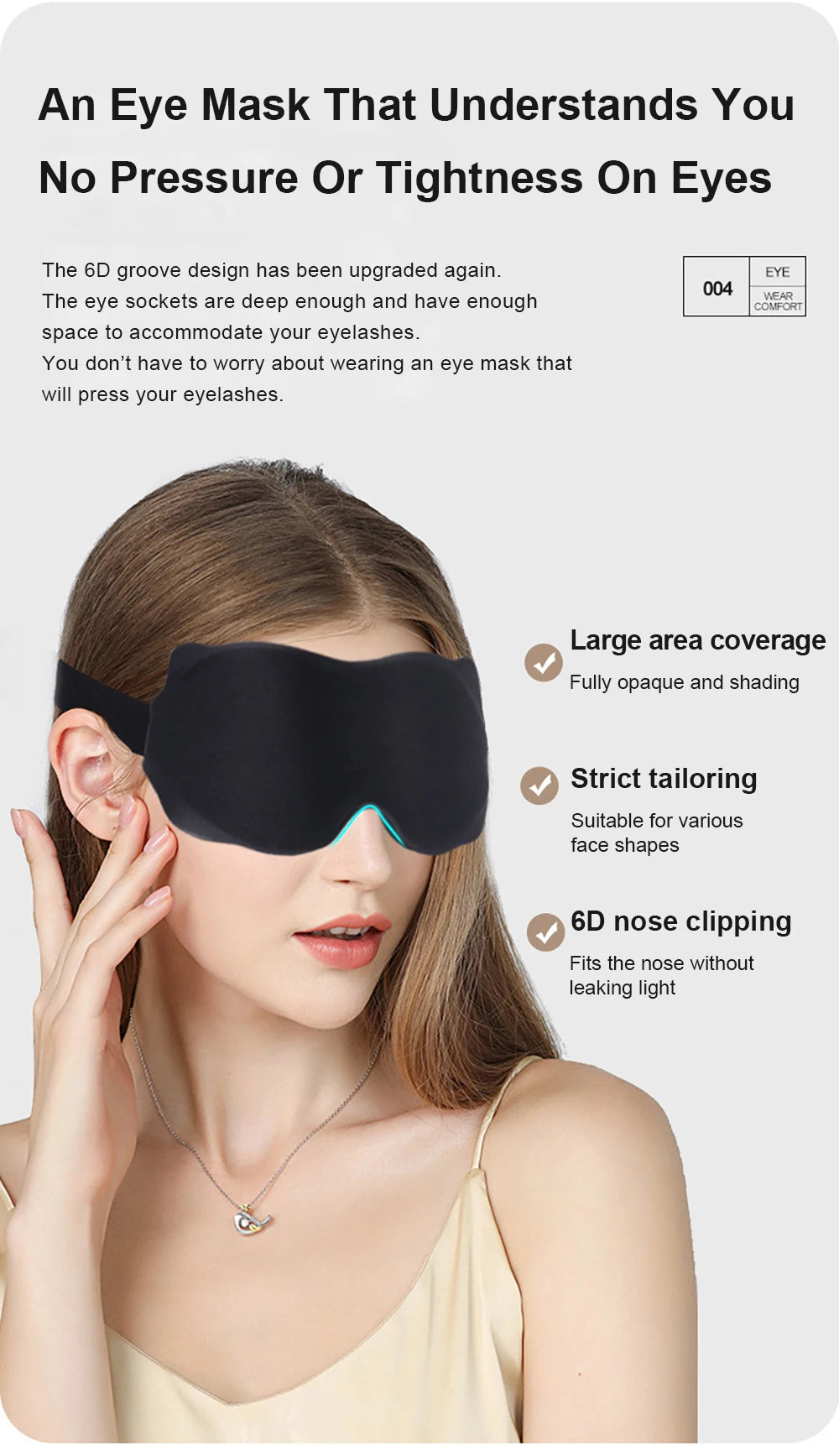 Sleeping 3D Mask Eyepatch (perfect for eyelashes)