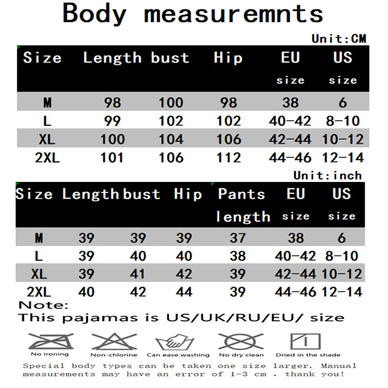 Short Sleeve Simple Pajamas Loose Ladies Loungewear