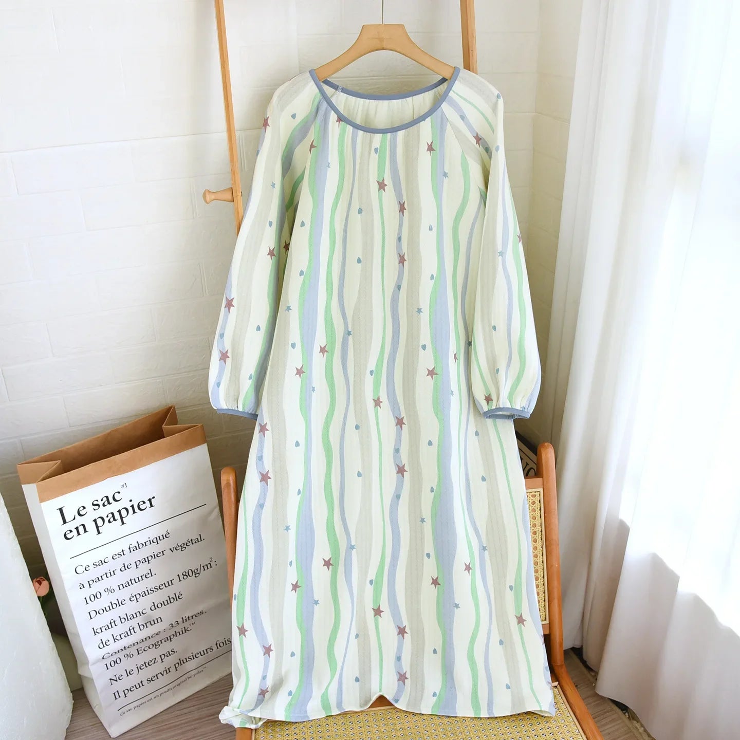 One Size Warm Cotton Loose Housedress