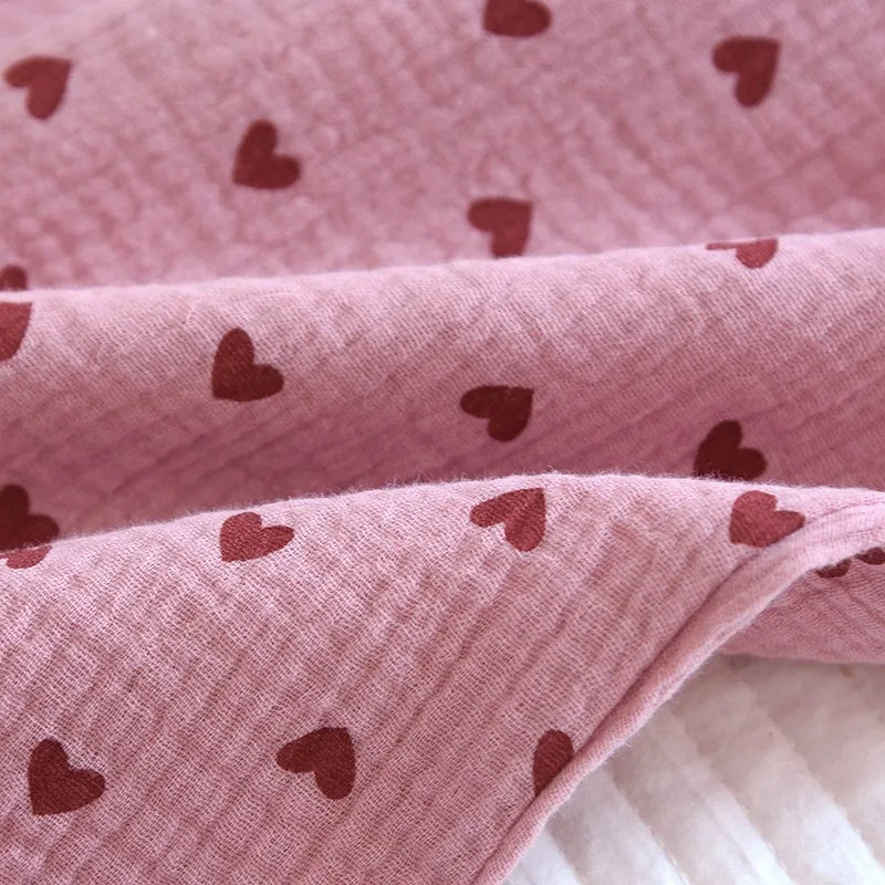 Cotton 100% Love Print Bottoms Sleepwear