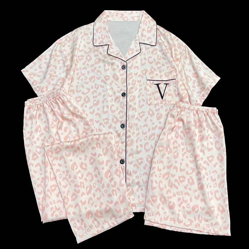 Leopard Pajamas Set