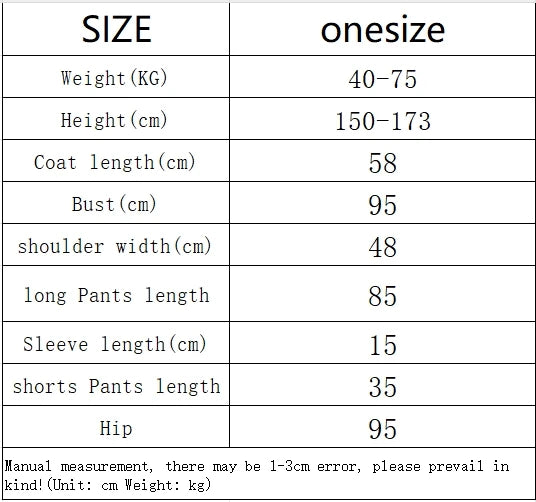 Large Size Short-Sleeved Loose 3PCS/Set Pajamas