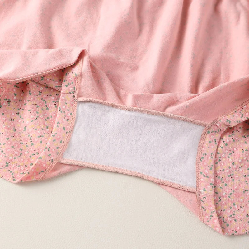 Floral Lingerie Breathable Woman Cotton Intimates
