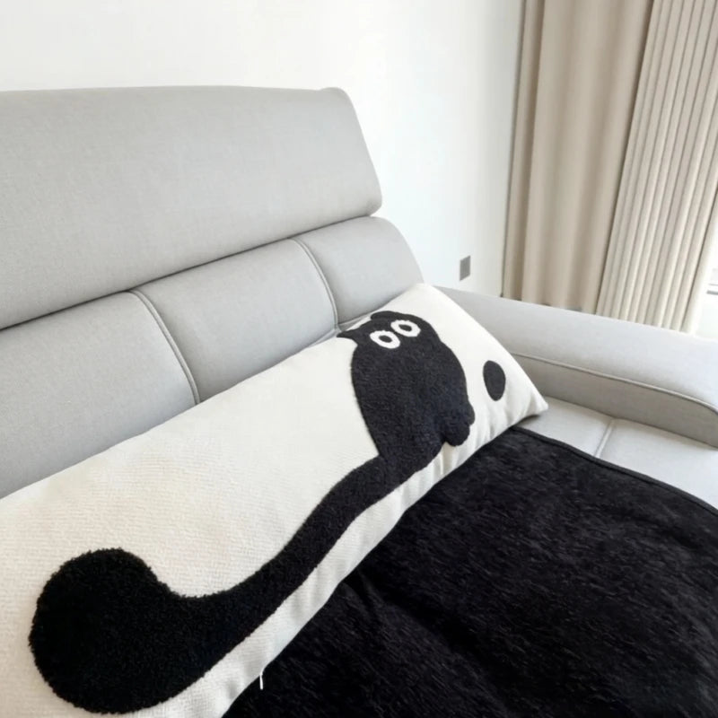 Long Cartoon Cat Image Cushions Cover 90cm