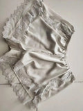 Lace Silk Fashion Pants