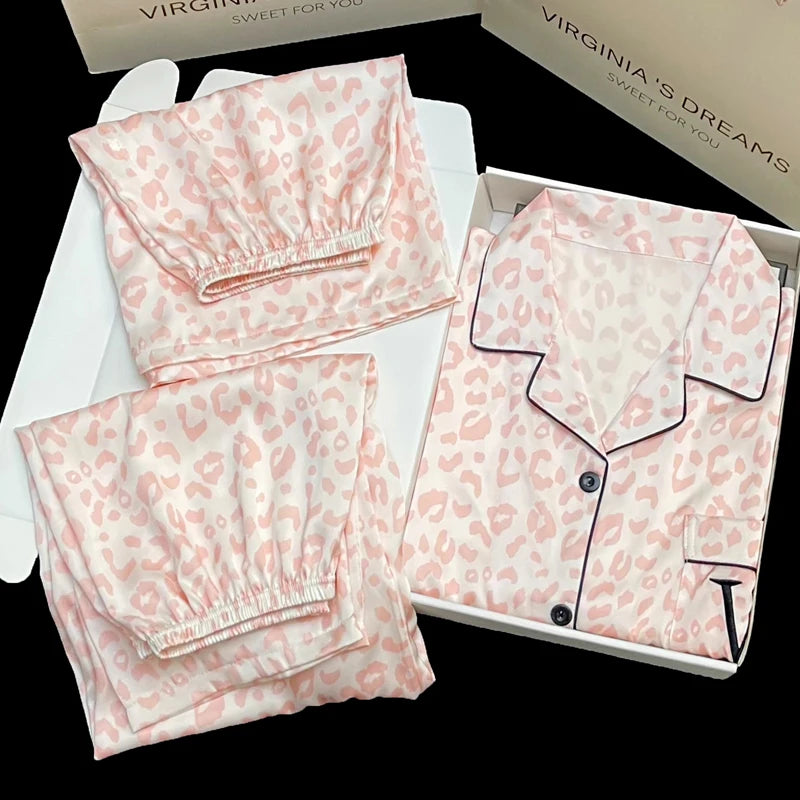Leopard Pajamas Set