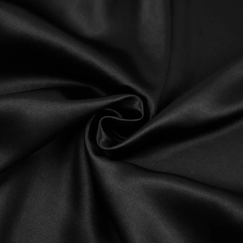 Satin Sexy Mini Long Sleeve Loose Dress