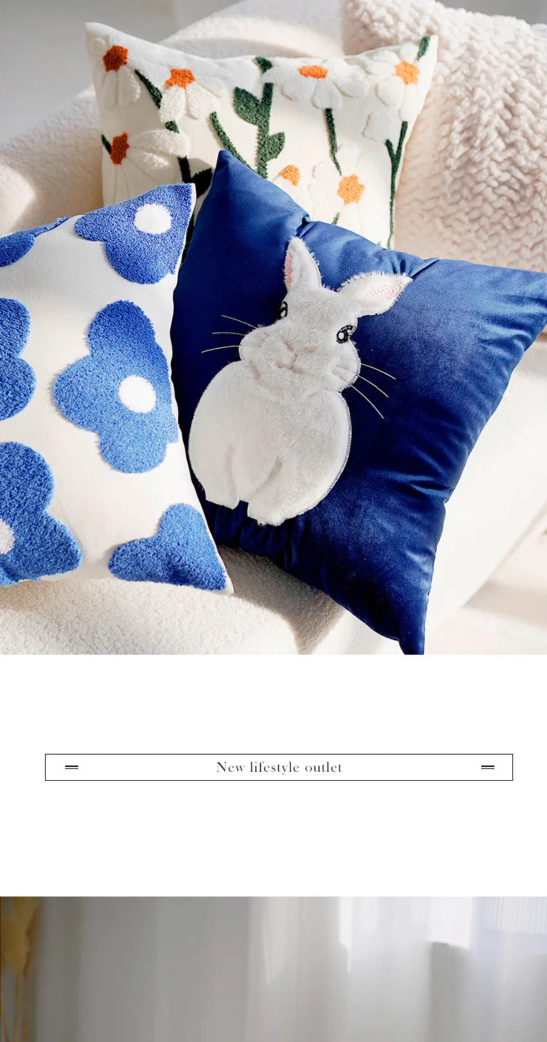Plush Velvet Throw Pillow Decorative Cushion Cover