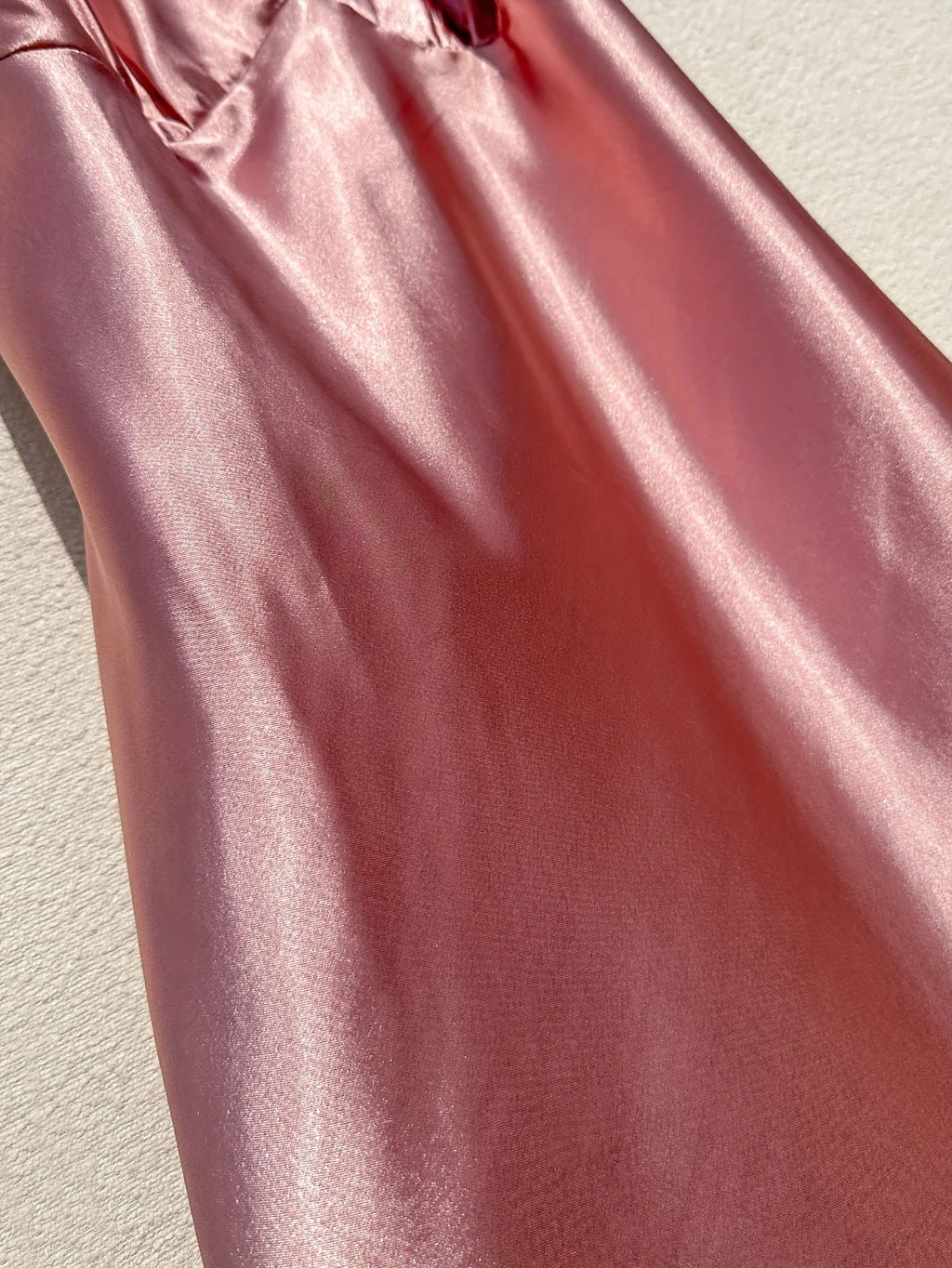 Satin Slip Dress Elegant Slim Strap Nightgown