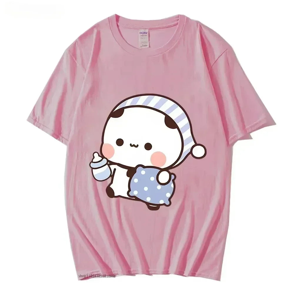 Graphic Cute Going To Sleep with DuDu Bear Graphic Tshirt