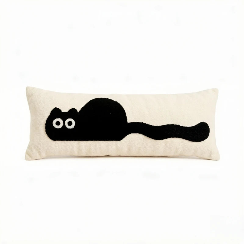 Long Cartoon Cat Image Cushions Cover 90cm
