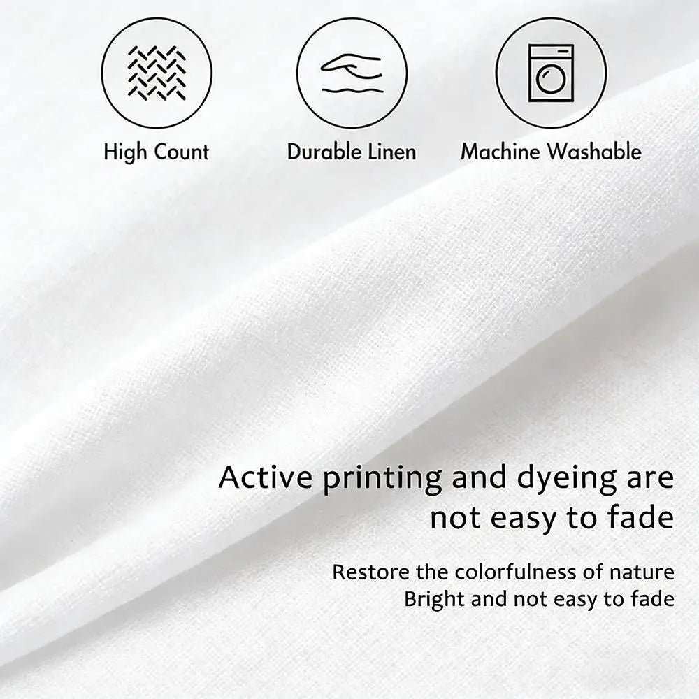 Linen Soft Breathable Decorative Case
