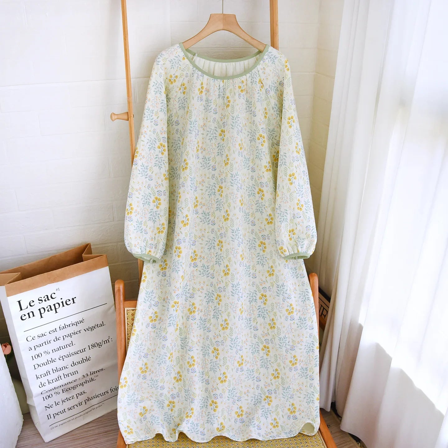 One Size Warm Cotton Loose Housedress