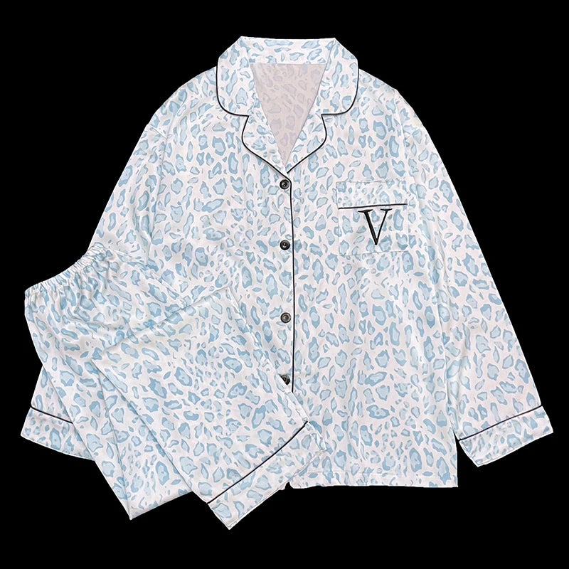 Leopard Pajamas Set