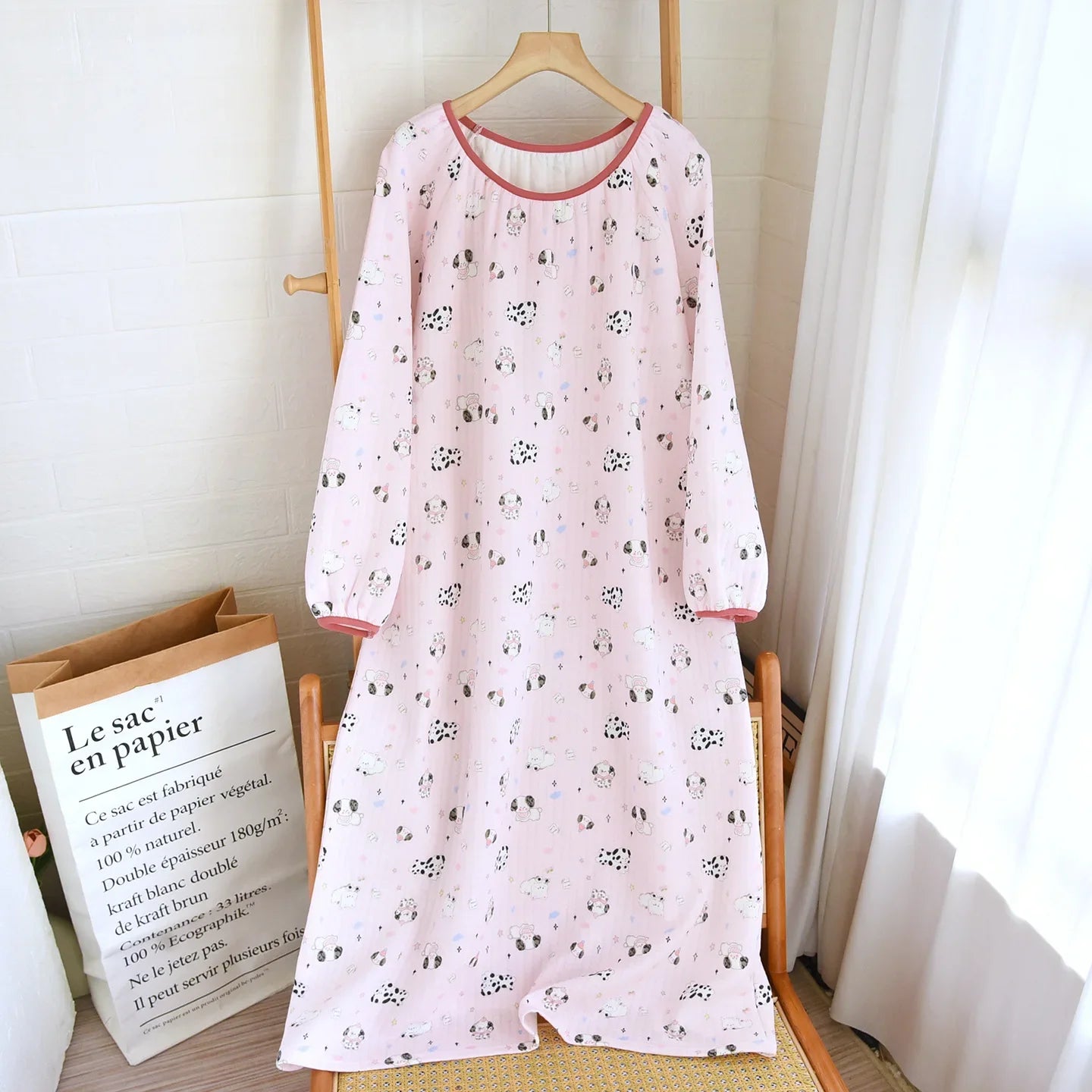 One Size Warm Cotton Loose Housedress