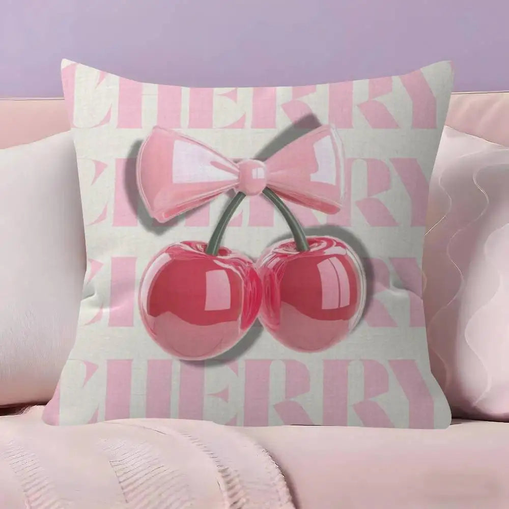 Pink Decoration Pillow Cover