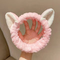 Soft Cute Cat Spa Headband for Washing Face