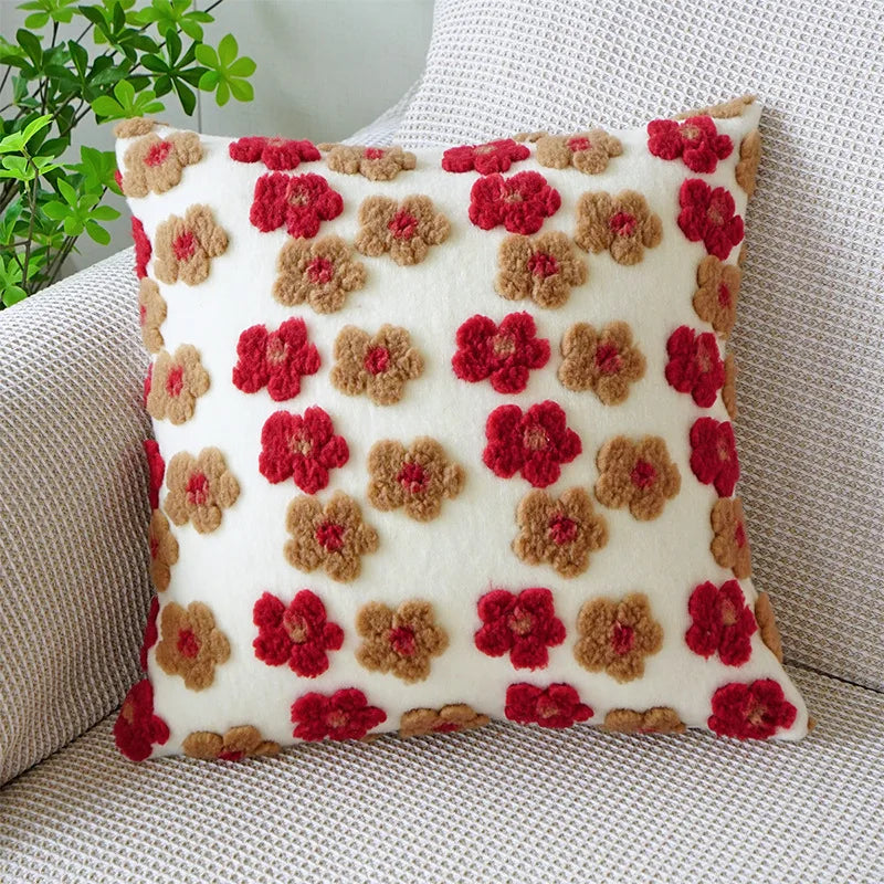 Plush Velvet Throw Pillow Decorative Cushion Cover
