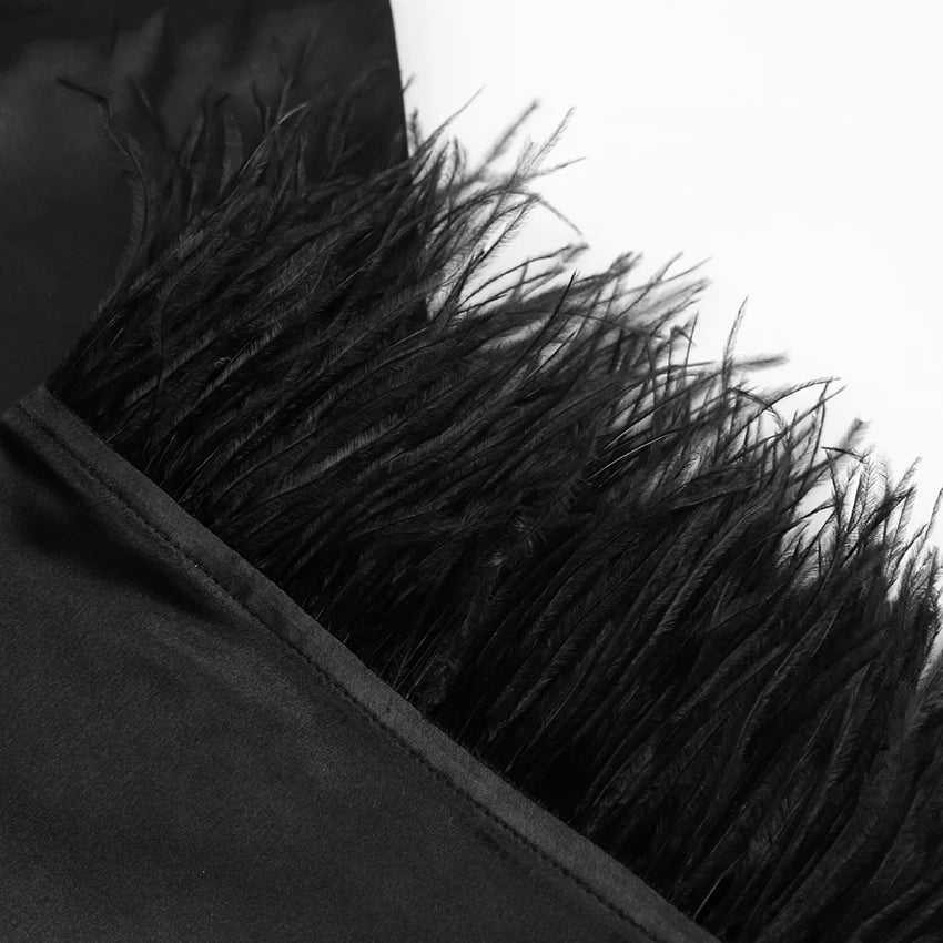 Satin Sexy Mini Long Sleeve Loose Dress