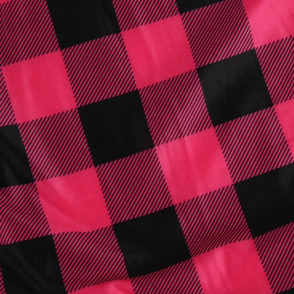 Plaid Cotton Loose Ladies Pajama Pants