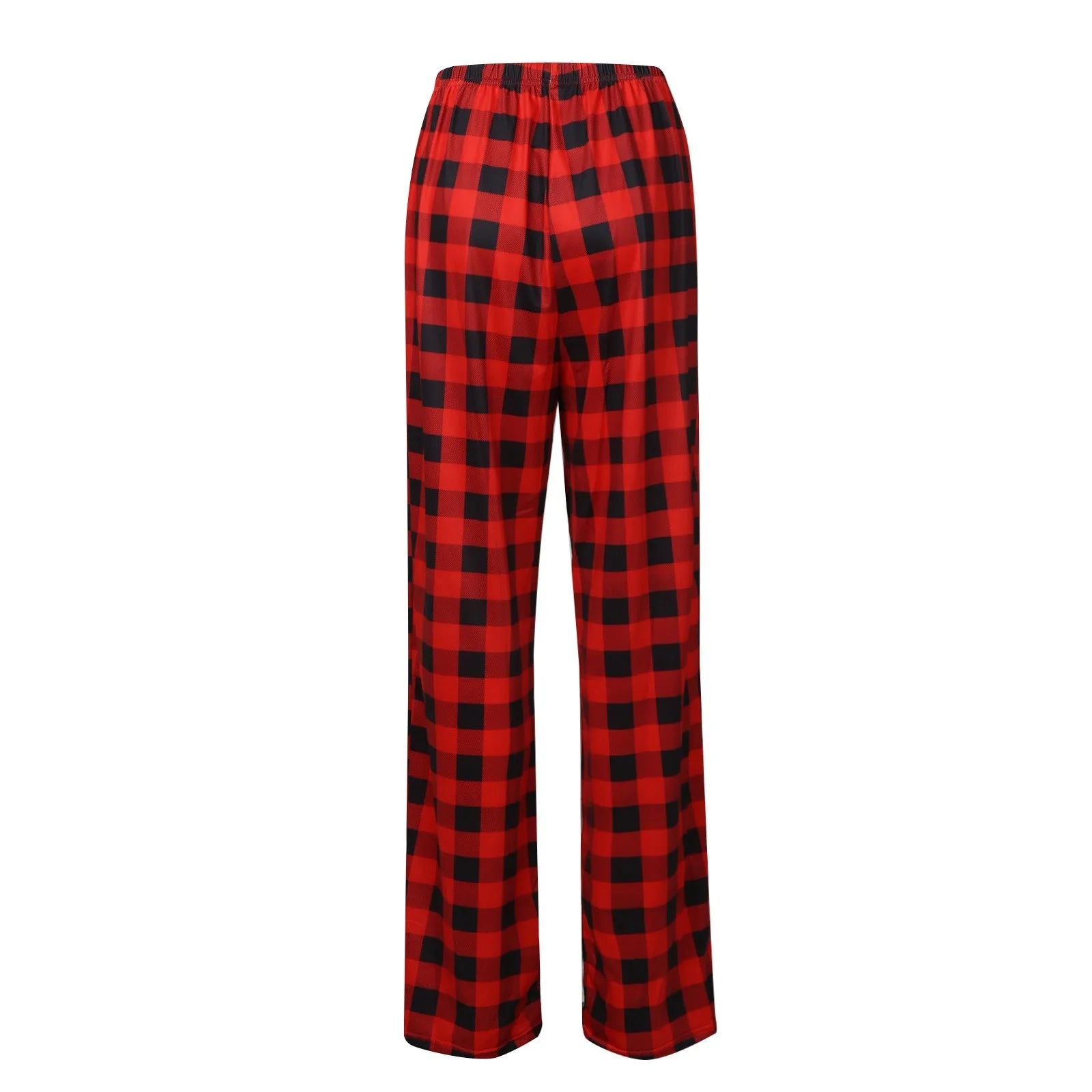 Plaid Cotton Loose Ladies Pajama Pants