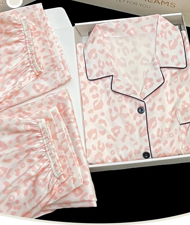 Leopard Pajamas Set