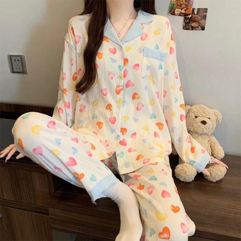 Lady Spring Two- Piece Set Pajamas