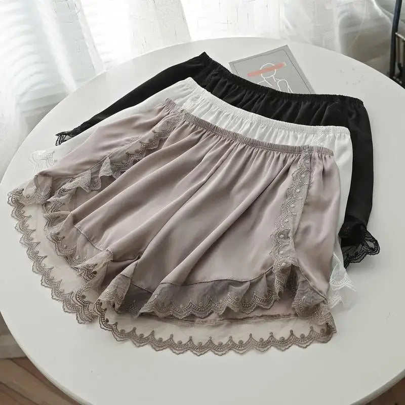 Lace Silk Fashion Pants
