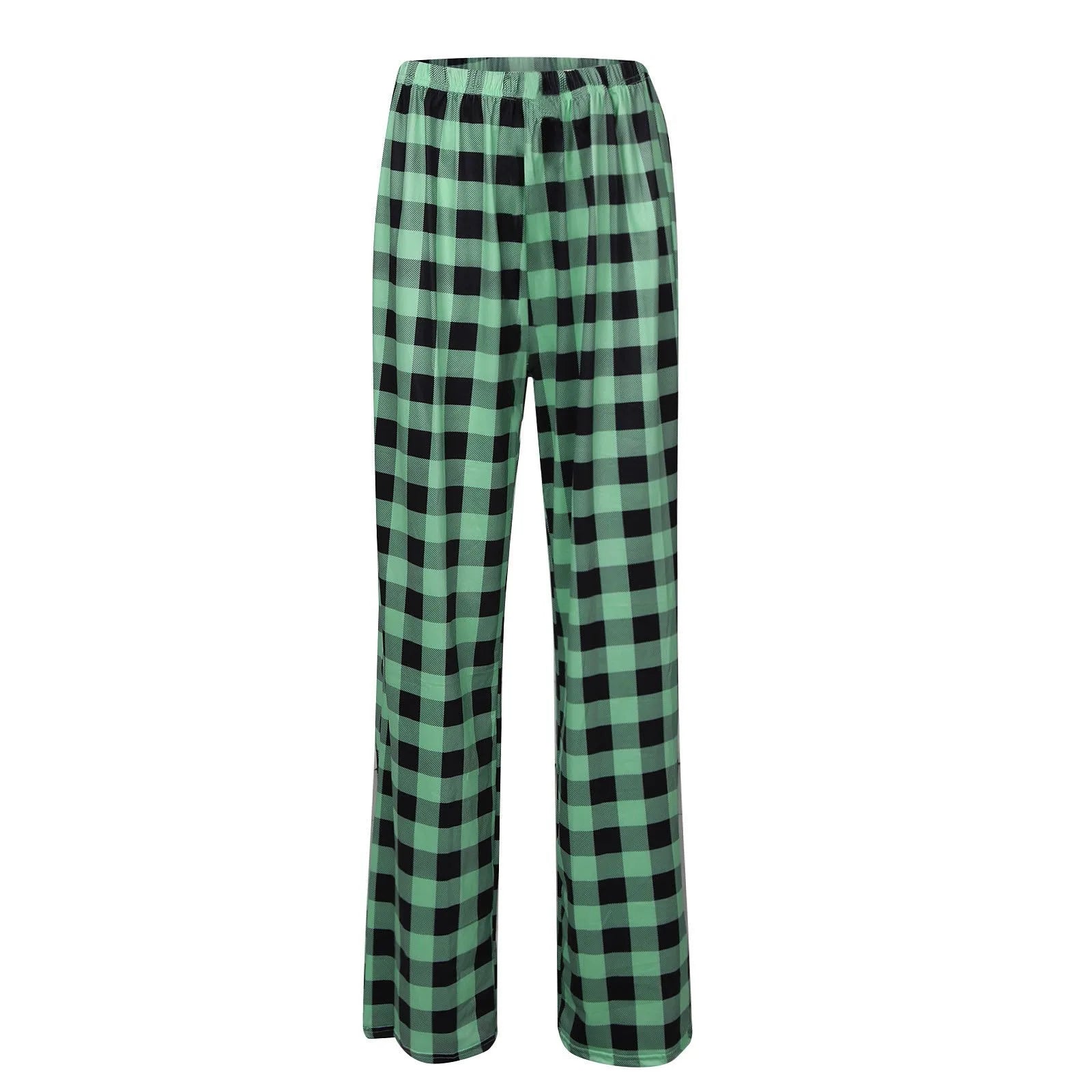 Plaid Cotton Loose Ladies Pajama Pants
