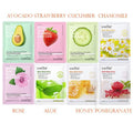 Natural Plant Face Mask Beauty Skincare Facial Masks Moisturizing Firming Hydrating Facial Mask Face Care Korean Cosmetics 8pcs