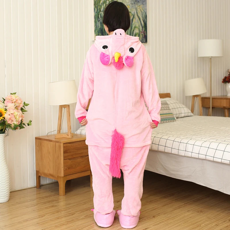 Pink Cartoon Pajamas Onesies