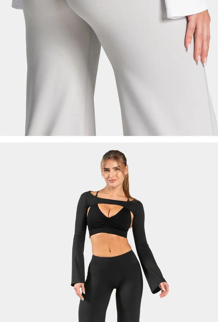 Scrunch Butt Lifting Wide Leg Leggings Baggy Straight Lounge Pants