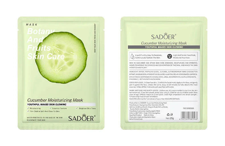 Natural Plant Face Mask Beauty Skincare Facial Masks Moisturizing Firming Hydrating Facial Mask Face Care Korean Cosmetics 8pcs
