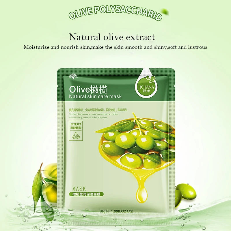 Fresh Fruits Facial Masks Face skincare Moisturizing Firming Hydrating Korean Face Mask Facial Skin Care Prodcuts