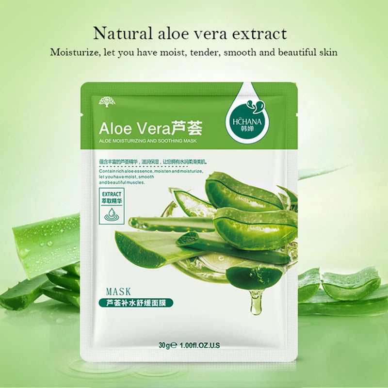 Fresh Fruits Facial Masks Face skincare Moisturizing Firming Hydrating Korean Face Mask Facial Skin Care Prodcuts