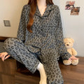 Leopard Print Pajama Set