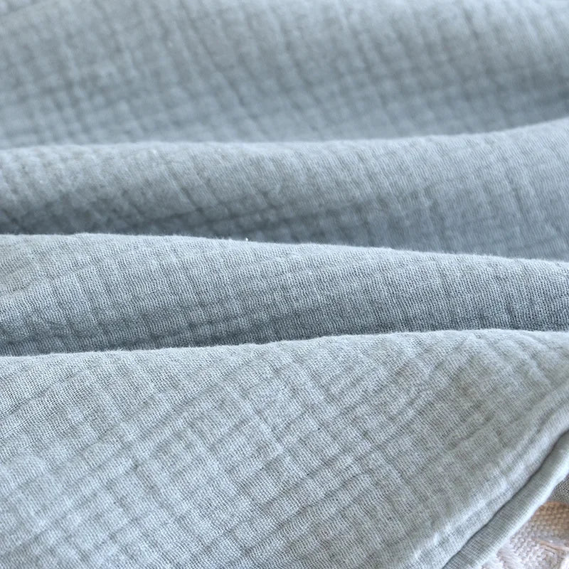 Ruffle Edge Sleeveless Camisole Women's Nightgown Double-layer Gauze Long Style Night Dress