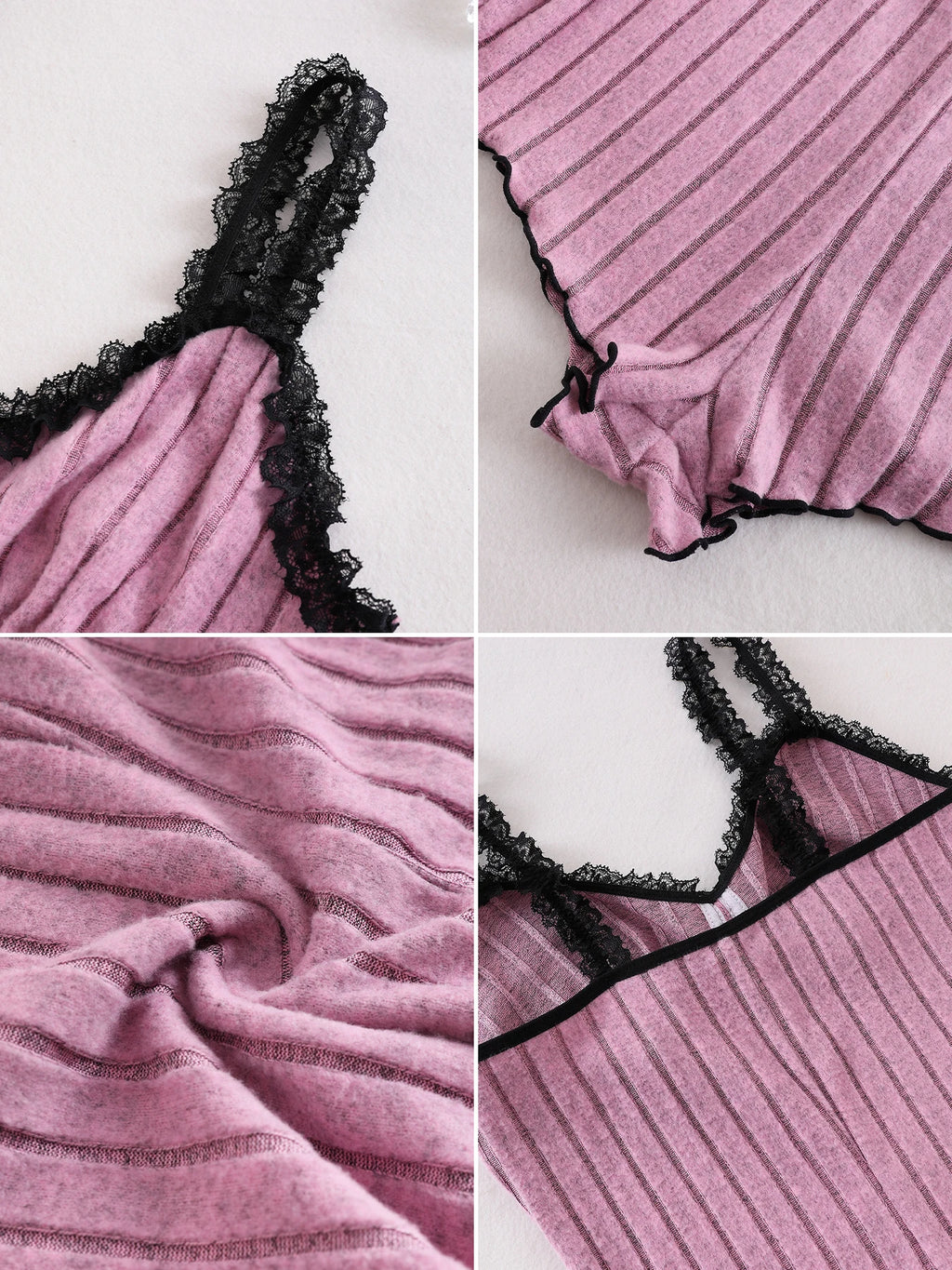 Pink Sleeveless One-piece Sleepwear