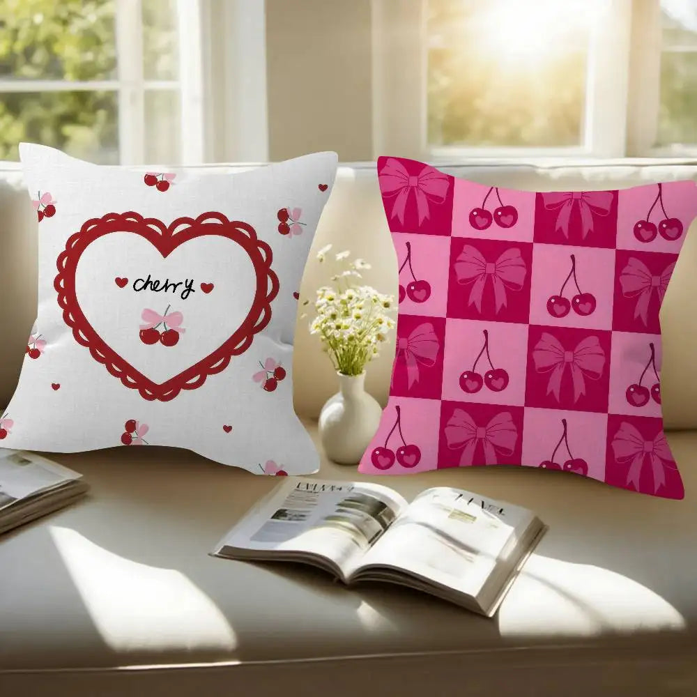 Pink Decoration Pillow Cover