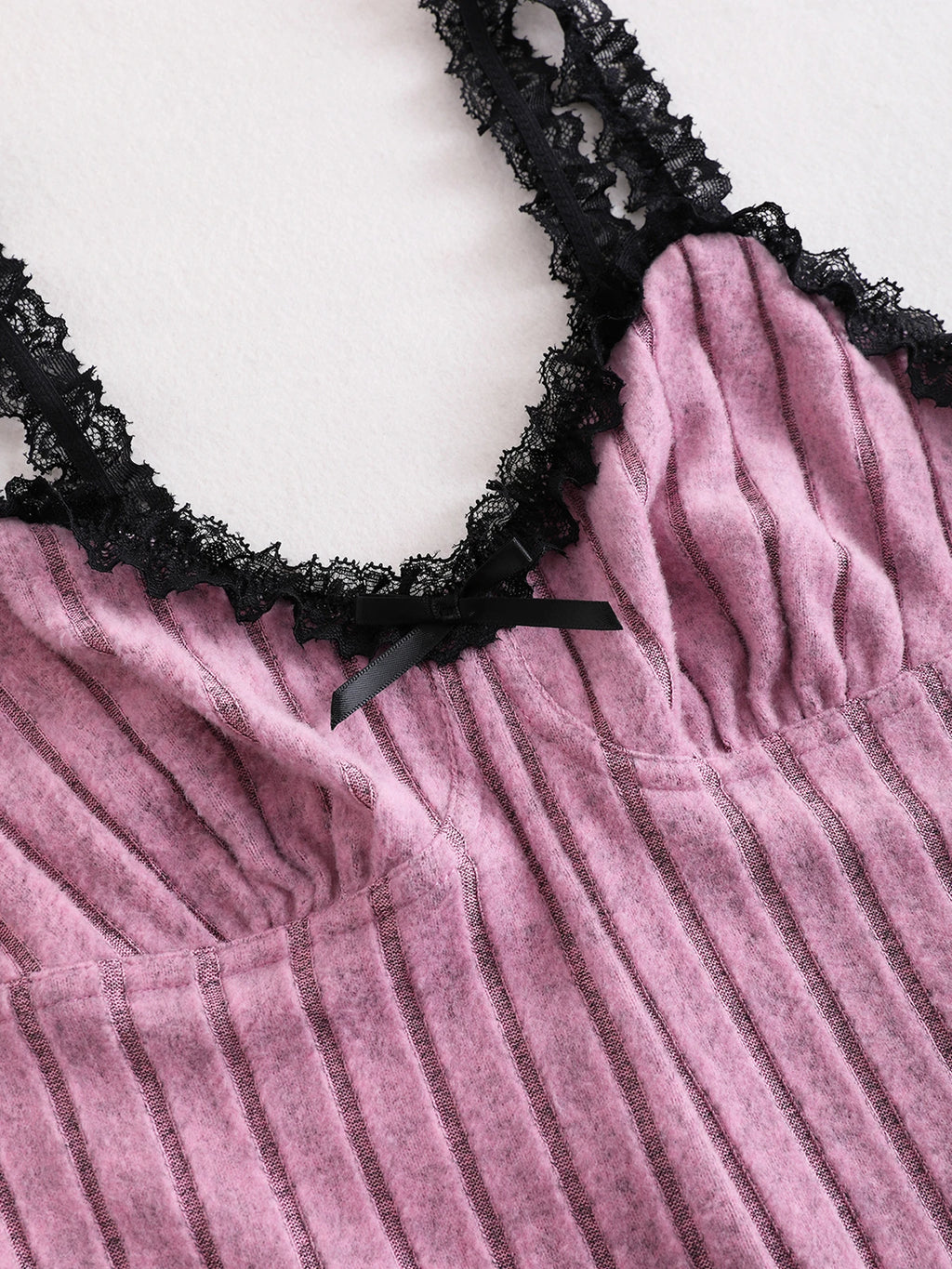 Pink Sleeveless One-piece Sleepwear