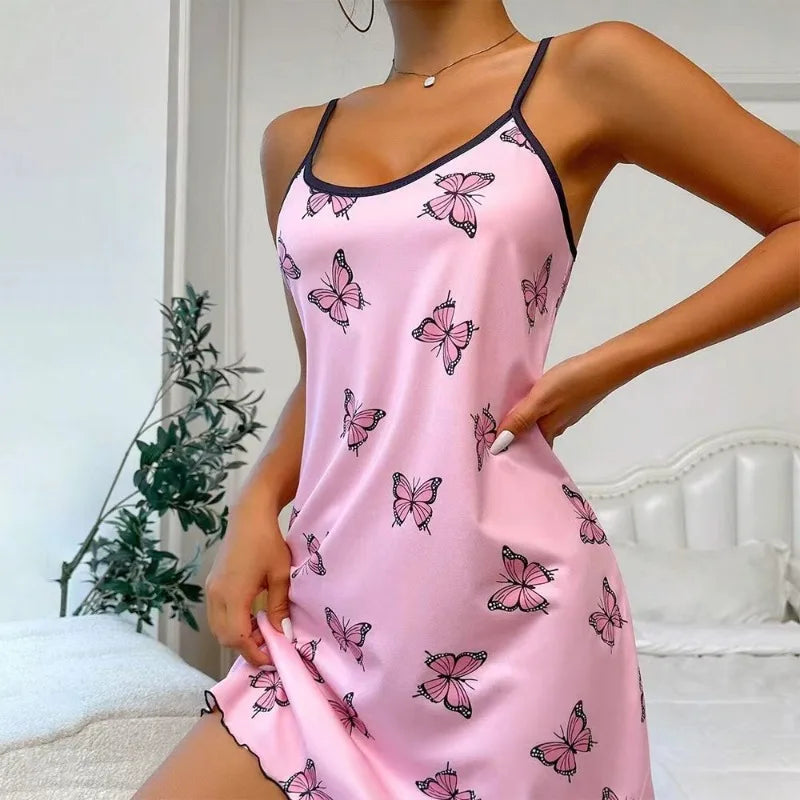Butterfly Slip Nightdress