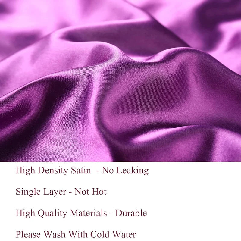 Wide Band Stretch Head Tie Silky Bonnet