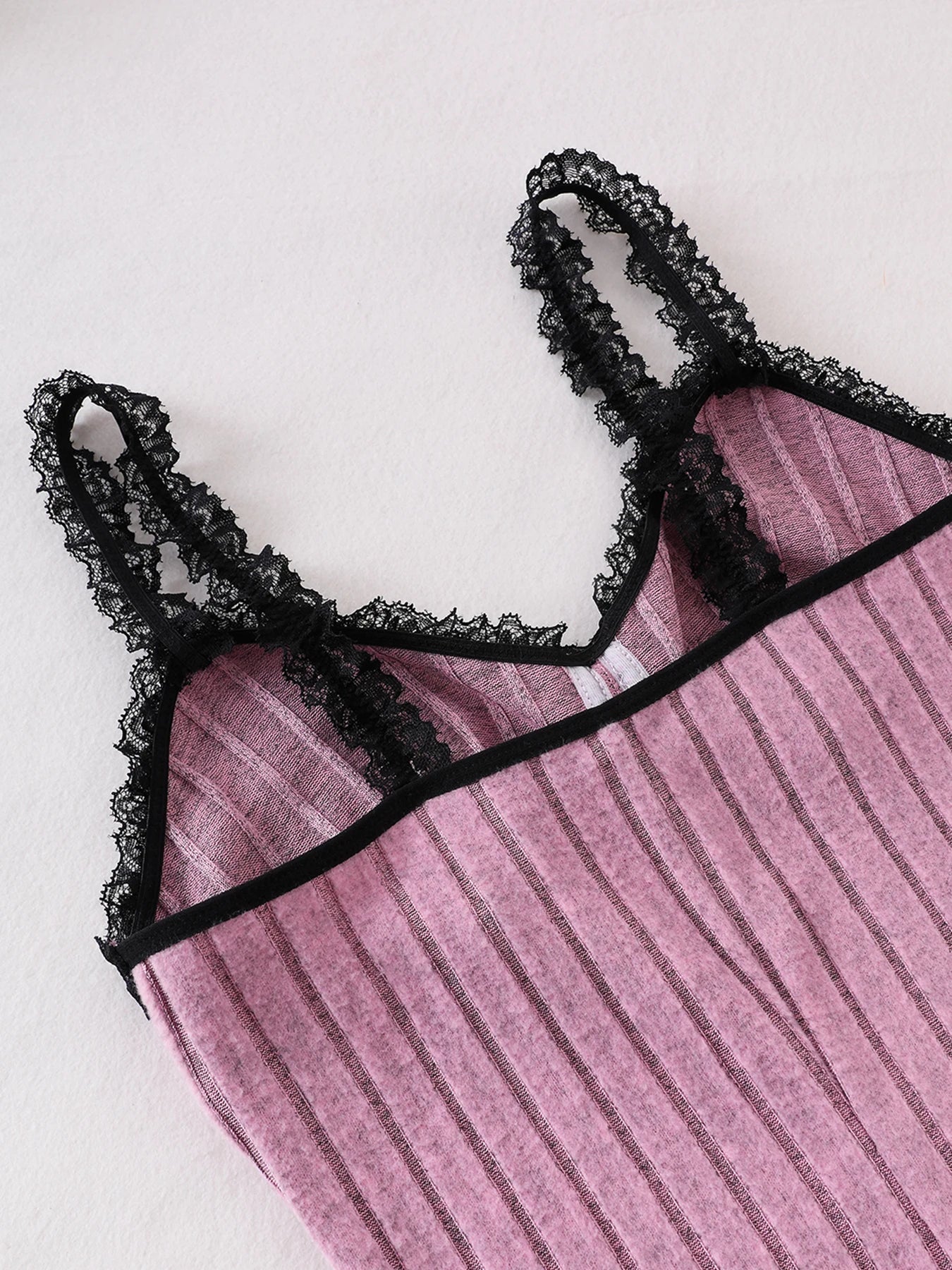 Pink Sleeveless One-piece Sleepwear
