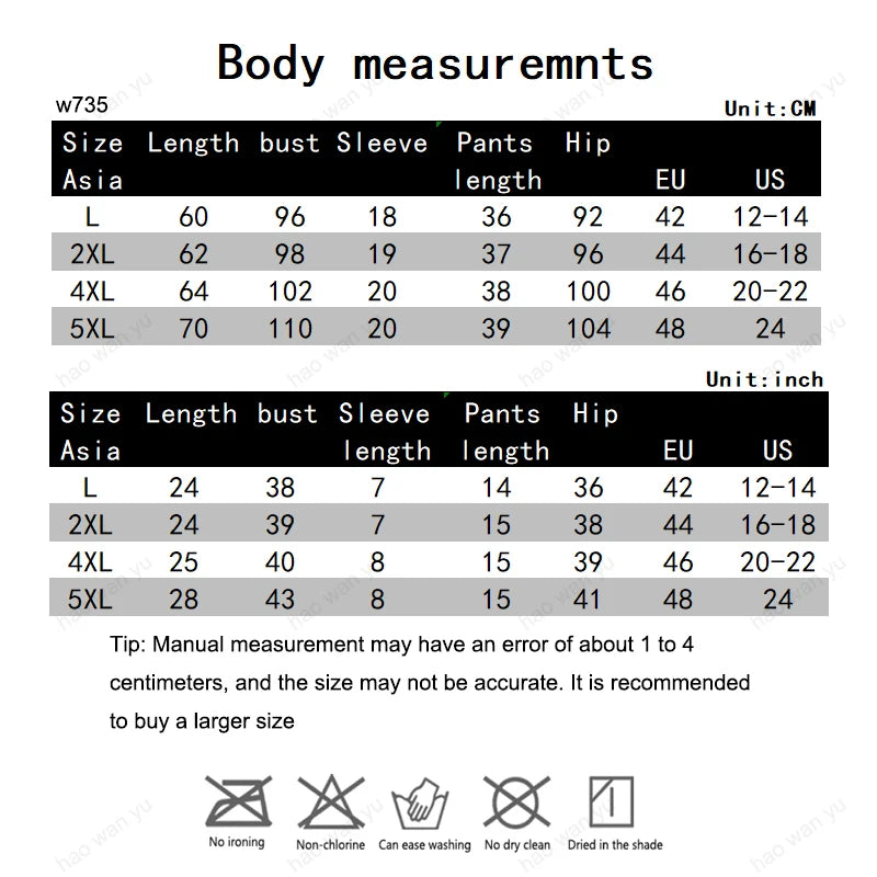 Oversized Women Striped Short Sleeve Shorts Two-piece with Self Chest Pads