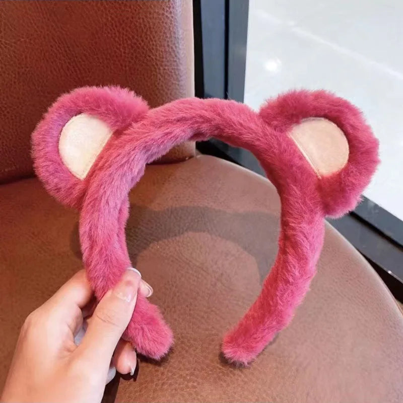 Fruits and Animal Ears Cartoons Face Wash Hair Bands 2pcs/set