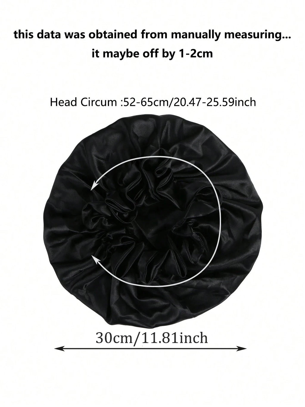 Double Layer Reversible Two Tone Satin Hat Silk Bonnet for Sleeping