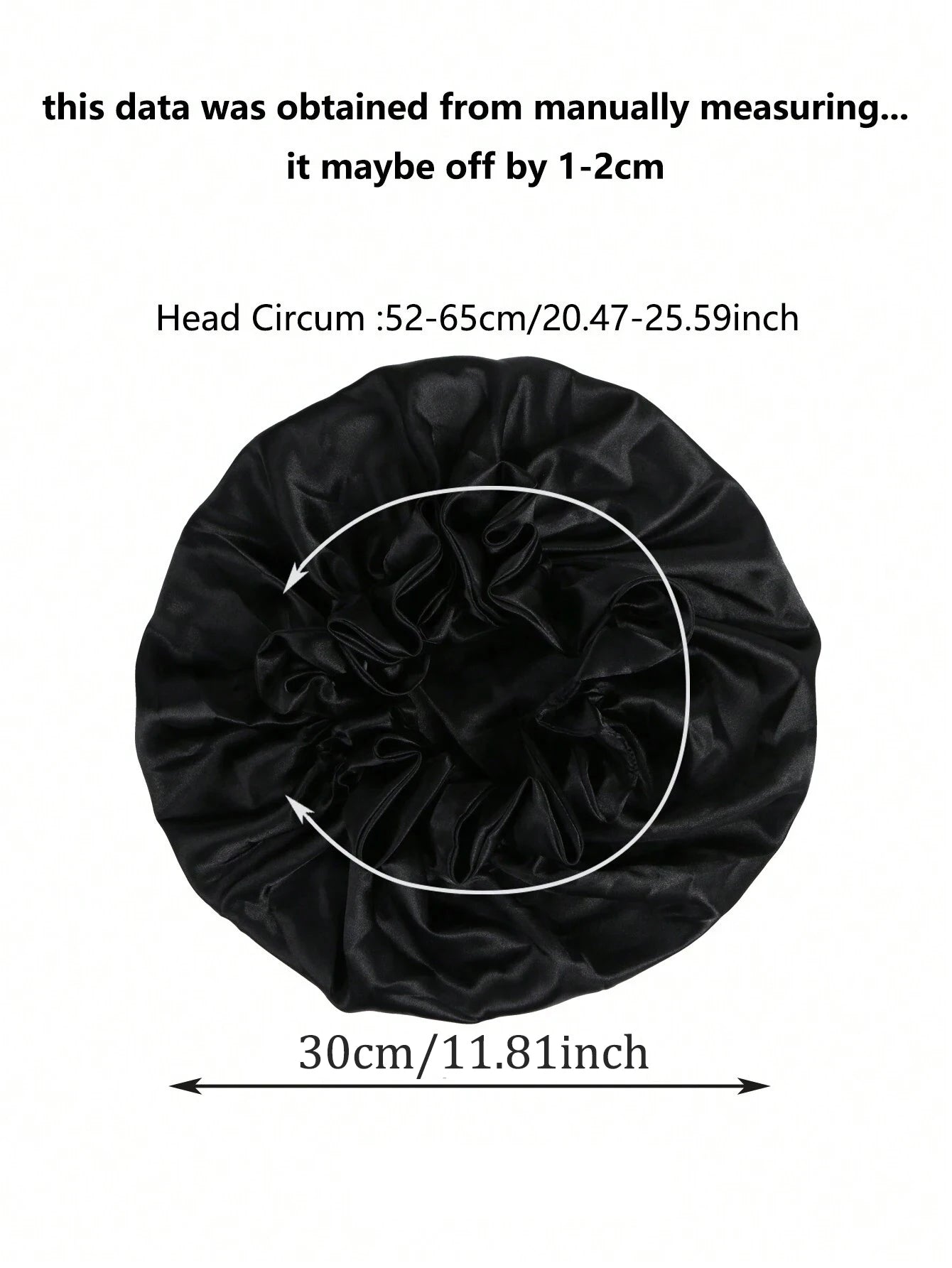 Double Layer Reversible Two Tone Satin Hat Silk Bonnet for Sleeping